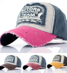 Gorra vintage unisex motors racing team