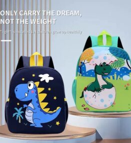 Mochila escolar para niños con estampado de animales